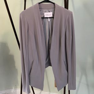 Bcbgeneration grey tux cardigan blazer